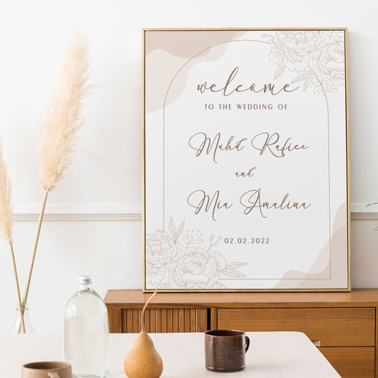 Welcome Board (Earthy Tones)