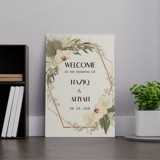 Welcome Board (Forest Green Boho)